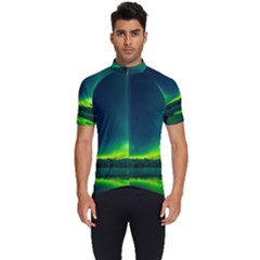 Iceland Aurora Borealis Men s Short Sleeve Cycling Jersey