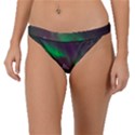 Aurora Stars Sky Mountains Snow Aurora Borealis Band Bikini Bottoms View1