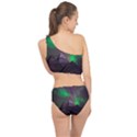 Aurora Northern Lights Phenomenon Atmosphere Sky Spliced Up Two Piece Swimsuit View2