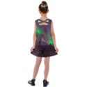 Aurora Northern Lights Phenomenon Atmosphere Sky Kids  Cross Back Dress View2