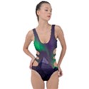 Aurora Northern Lights Phenomenon Atmosphere Sky Side Cut Out Swimsuit View1