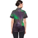 Aurora Northern Lights Celestial Magical Astronomy Women s Short Sleeve Shirt View2