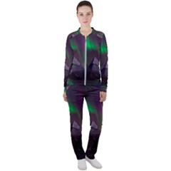 Aurora Northern Lights Celestial Magical Astronomy Casual Jacket And Pants Set by Grandong