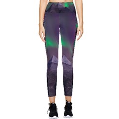 Aurora Northern Lights Phenomenon Atmosphere Sky Pocket Leggings 