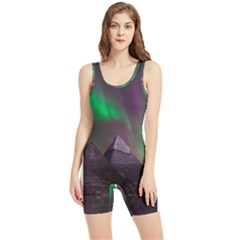 Aurora Northern Lights Celestial Magical Astronomy Women s Wrestling Singlet by Grandong