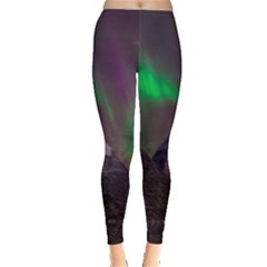 Fantasy Pyramid Mystic Space Aurora Everyday Leggings  by Grandong