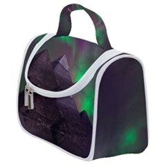 Fantasy Pyramid Mystic Space Aurora Satchel Handbag by Grandong