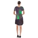 Fantasy Pyramid Mystic Space Aurora Short Sleeve V-neck Flare Dress View2