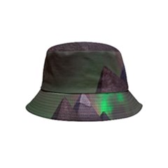 Fantasy Pyramid Mystic Space Aurora Bucket Hat (kids) by Grandong