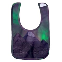 Fantasy Pyramid Mystic Space Aurora Baby Bib by Grandong