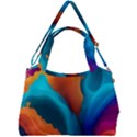 Colorful Fluid Art Abstract Modern Double Compartment Shoulder Bag View2