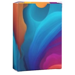 Colorful Fluid Art Abstract Modern Playing Cards Single Design (rectangle) With Custom Box