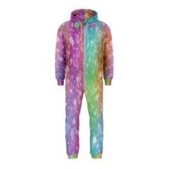 Rainbow Colors Spectrum Background Hooded Jumpsuit (kids)