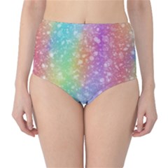 Rainbow Colors Spectrum Background Classic High-waist Bikini Bottoms by Ravend