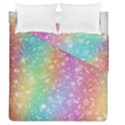 Rainbow Colors Spectrum Background Duvet Cover Double Side (Queen Size) View1