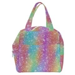 Rainbow Colors Spectrum Background Boxy Hand Bag by Ravend