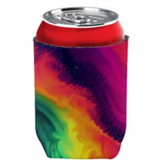 Rainbow Colorful Abstract Galaxy Can Holder by Ravend