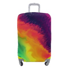 Rainbow Colorful Abstract Galaxy Luggage Cover (small) by Ravend