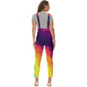 Rainbow Colorful Abstract Galaxy Women s Pinafore Overalls Jumpsuit View4