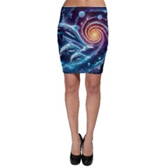 Dolphins Fantasy Bodycon Skirt by Ravend