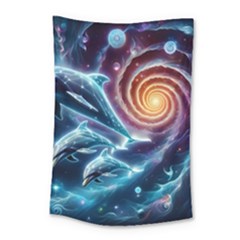 Dolphins Fantasy Small Tapestry