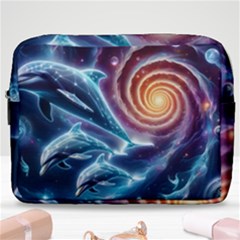 Dolphins Fantasy Make Up Pouch (large) by Ravend