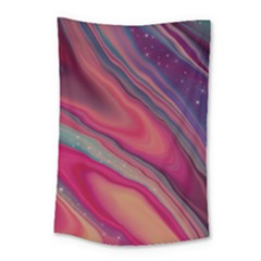 Stars Shimmering Galaxy Ocean Small Tapestry by Ravend