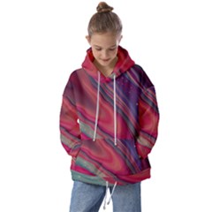 Stars Shimmering Galaxy Ocean Kids  Oversized Hoodie