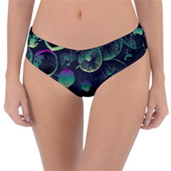 Psychedelic Mushrooms Background Reversible Classic Bikini Bottoms by Ravend