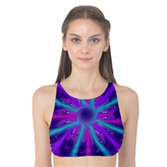 Wallpaper Tie Dye Pattern Tank Bikini Top by Ravend