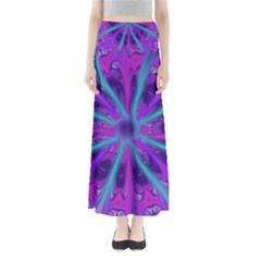 Wallpaper Tie Dye Pattern Full Length Maxi Skirt by Ravend