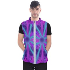 Wallpaper Tie Dye Pattern Men s Puffer Vest by Ravend