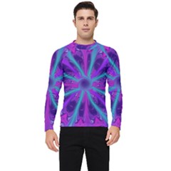 Wallpaper Tie Dye Pattern Men s Long Sleeve Rash Guard by Ravend