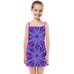 Wallpaper Tie Dye Pattern Kids  Summer Sun Dress by Ravend