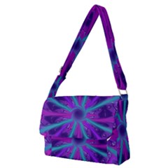 Wallpaper Tie Dye Pattern Full Print Messenger Bag (m) by Ravend