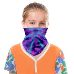 Wallpaper Tie Dye Pattern Face Covering Bandana (kids) by Ravend