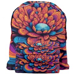 Flowers Painting Giant Full Print Backpack by Ravend