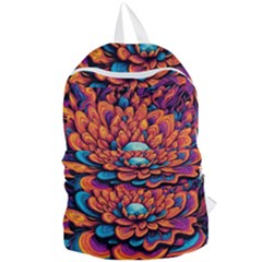 Flowers Painting Foldable Lightweight Backpack by Ravend