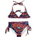 Flowers Painting Kids  Classic Bikini Set View1