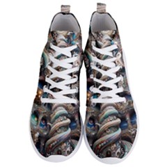 Fantasy Psychedelic Building Spiral Men s Lightweight High Top Sneakers by Ravend