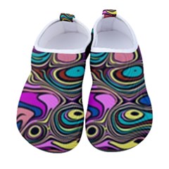 Bending Rotate Distort Waves Women s Sock-style Water Shoes by Ravend