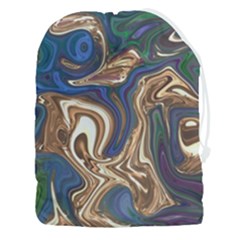 Pattern Psychedelic Hippie Abstract Drawstring Pouch (3xl)