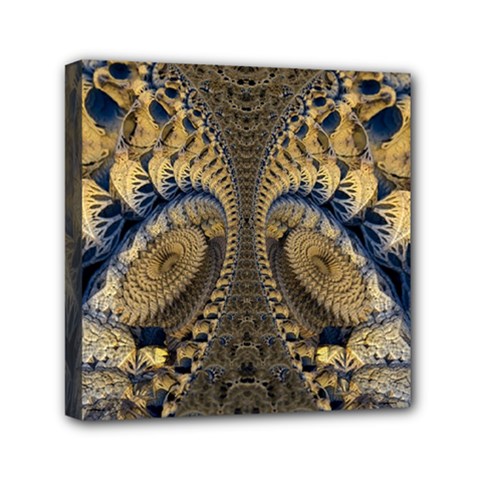 Fractal Spiral Infinite Psychedelic Mini Canvas 6  X 6  (stretched) by Ravend