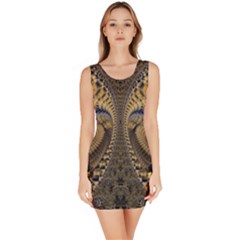 Fractal Spiral Infinite Psychedelic Bodycon Dress by Ravend