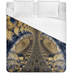 Fractal Spiral Infinite Psychedelic Duvet Cover (california King Size) by Ravend