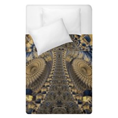 Fractal Spiral Infinite Psychedelic Duvet Cover Double Side (single Size) by Ravend