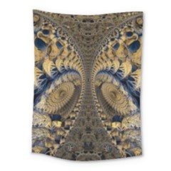 Fractal Spiral Infinite Psychedelic Medium Tapestry by Ravend