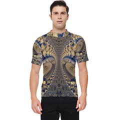 Fractal Spiral Infinite Psychedelic Men s Short Sleeve Rash Guard by Ravend