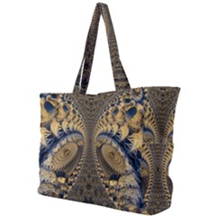 Fractal Spiral Infinite Psychedelic Simple Shoulder Bag by Ravend