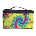 Fractal Spiral Abstract Background Cosmetic Storage Case View1